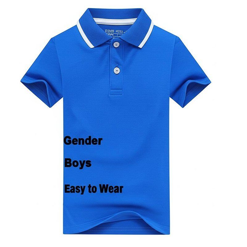 किफायती बच्चे लड़के के लिए पोलो शर्ट आयु वर्ग बच्चे लिंग लड़के पहनने में आसान