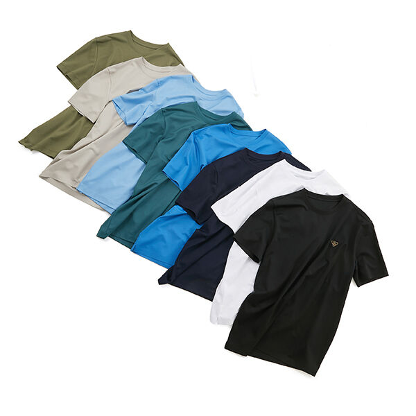 थोक सांस लेने योग्य आरामदायक गोल गर्दन क्रू नेक शॉर्ट स्लीव कस्टम लोगो लेबल ओएमओडीएम कढ़ाई ओ-गर्दन टी-शर्ट