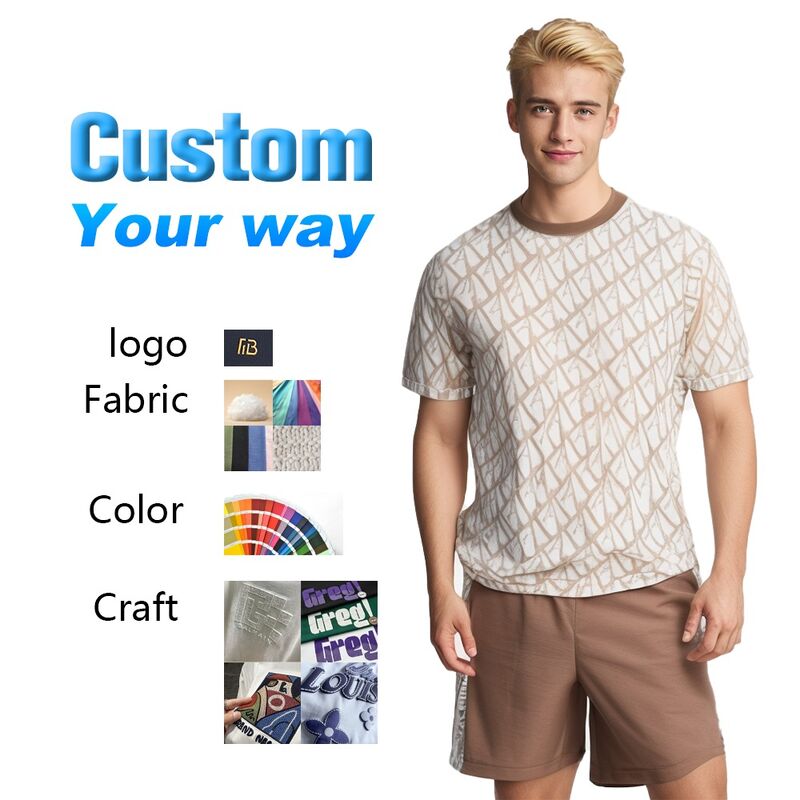 तेज आपूर्ति गति कस्टम कछुआ मॉक नेक कढ़ाई वाली मोटी कॉलर ओ-नेक कॉटन ग्राफिक टी-शर्ट लोगो के साथ