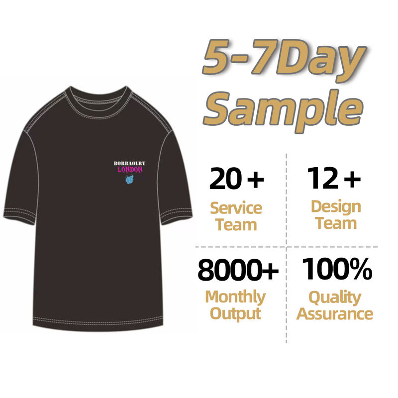 प्रतिस्पर्धी मूल्य कस्टम लोगो भारी वजन ओवरसाइज 100% कपास काले ओ-नेक टी-शर्ट पुरुषों के लिए