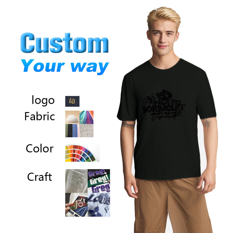 180g शर्ट्स स्टॉक में गर्मियों मुद्रित 100% कपास फिटिंग क्लासिक शर्ट प्लस साइज पुरुष टी-शर्ट