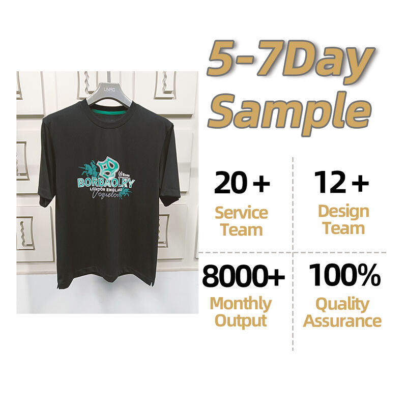 180g शर्ट्स स्टॉक में गर्मियों मुद्रित 100% कपास फिटिंग क्लासिक शर्ट प्लस साइज पुरुष टी-शर्ट