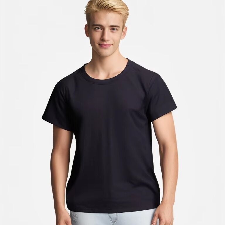 व्यक्तिगत टी-शर्ट पुरुष ओ-नेक टी-शर्ट 100% कपास त्वरित सूखी सांस विंटेज कस्टम फोटो लघु आस्तीन ठोस