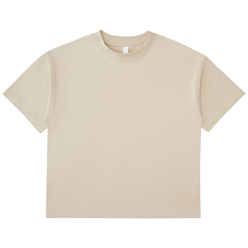 थोक ड्रॉप शोल्डर ब्लैंक टी-शर्ट कस्टम लोगो बॉक्सी फिट पुरुषों की टी-शर्ट उच्च गुणवत्ता प्री-श्रंक 100% हैवी कॉटन टी-शर्ट