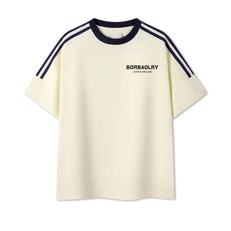 पुरुषों के लिए ओ-नेक रेगुलर निटेड डाइड कॉटन टी-शर्ट आरामदायक पुरुषों का ब्लेंड प्रिंट स्वीट शर्ट