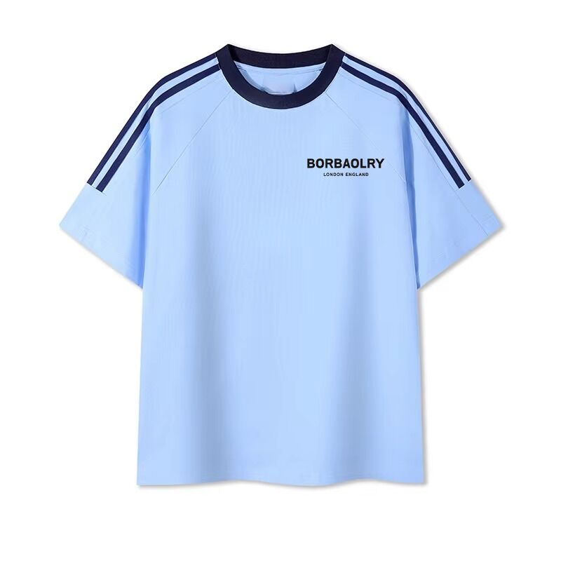 पुरुषों के लिए ओ-नेक रेगुलर निटेड डाइड कॉटन टी-शर्ट आरामदायक पुरुषों का ब्लेंड प्रिंट स्वीट शर्ट