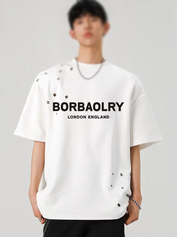 ओईएम ब्लैक ओवरसाइज टी-शर्ट पुरुष ग्राफिक एसिड वॉश विंटेज कस्टम टी-शर्ट डीटीजी थोक धोया टी भारी वजन टी-शर्ट