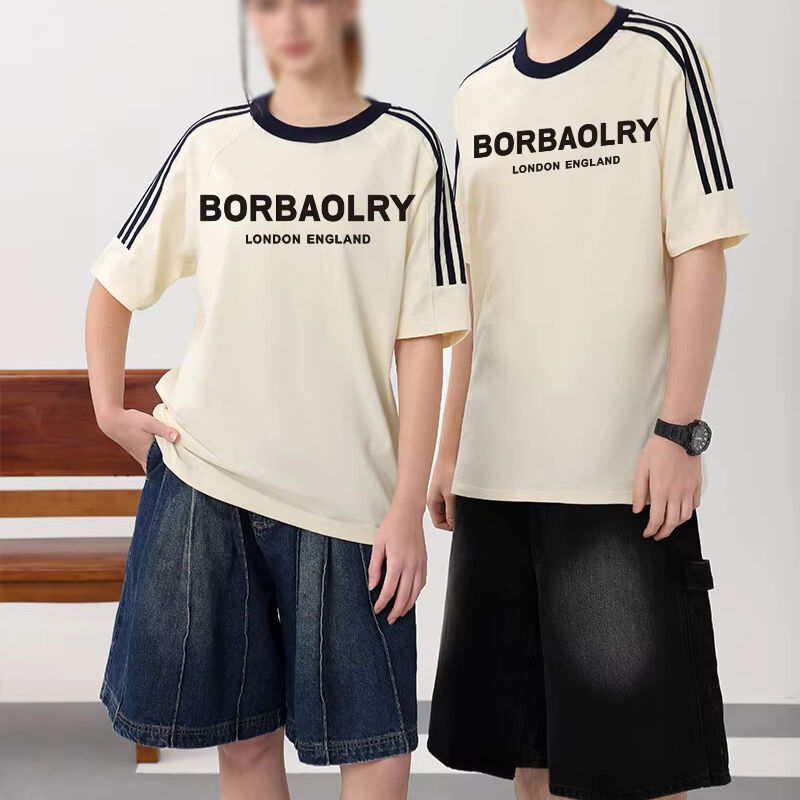 कम MOQ में डिजिटल प्रिंटिंग के साथ कस्टम मुद्रित लोगो टी-शर्ट आकस्मिक शैली पुरुष/महिला/बच्चों के लिए तत्काल आदेश