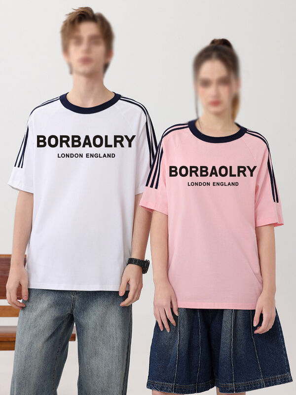 कम MOQ में डिजिटल प्रिंटिंग के साथ कस्टम मुद्रित लोगो टी-शर्ट आकस्मिक शैली पुरुष/महिला/बच्चों के लिए तत्काल आदेश