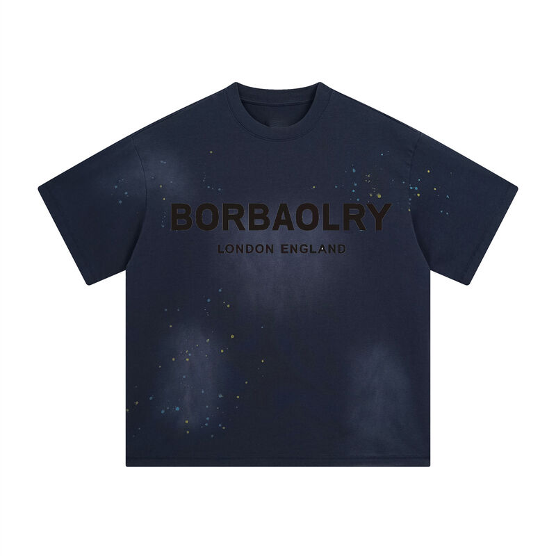 हाई क्वालिटी हैवीवेट डिस्ट्रेस्ड पुरुषों की बॉक्सी टी-शर्ट एसिड वॉश ओवरसाइज़्ड टी-शर्ट कस्टम क्रॉप्ड टी-शर्ट पुरुष