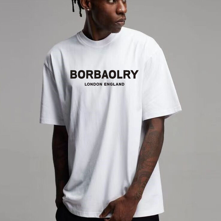 220 जीएसएम कॉटन टी-शर्ट हाई क्वालिटी ड्रॉप शोल्डर ओवरसाइज़्ड टी-शर्ट पुरुषों के लिए होलसेल कस्टम टी-शर्ट