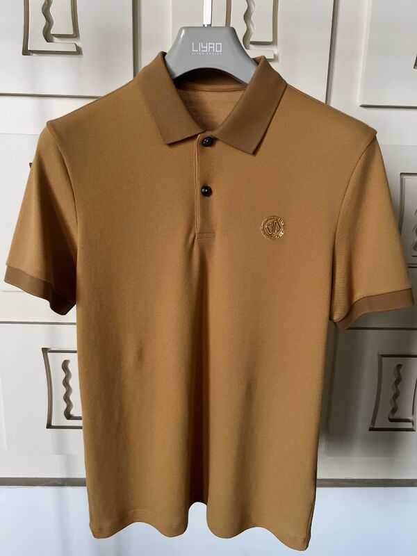 पोलो टी-शर्ट के लिए पुरुषों के लिए उच्च गुणवत्ता वाले कपास कस्टम कढ़ाई लोगो या मशीन मुद्रण लोगो आकस्मिक ब्रांड सिटी पोलो