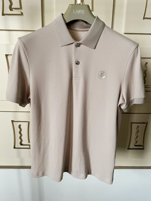 पोलो टी-शर्ट के लिए पुरुषों के लिए उच्च गुणवत्ता वाले कपास कस्टम कढ़ाई लोगो या मशीन मुद्रण लोगो आकस्मिक ब्रांड सिटी पोलो