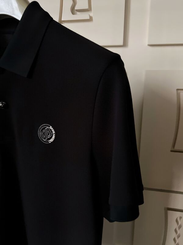 पोलो टी-शर्ट के लिए पुरुषों के लिए उच्च गुणवत्ता वाले कपास कस्टम कढ़ाई लोगो या मशीन मुद्रण लोगो आकस्मिक ब्रांड सिटी पोलो