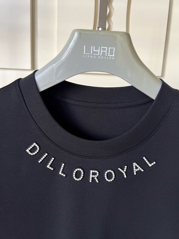 क्रू नेक टी-शर्ट | राइनस्टोन लोगो और ग्राफिक डिज़ाइन जर्सी पुरुषों की टी-शर्ट OEM/ODM निर्माता