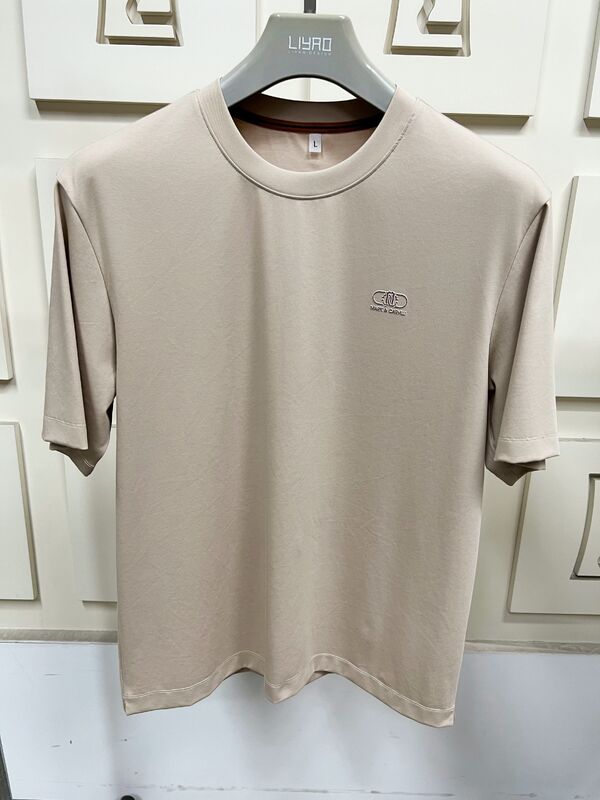 न्यूनतम मुद्रण लघु आस्तीन टी-शर्ट पुरुषों के लिए, ठोस रंग मूल टी-शर्ट पुरुष टी-शर्ट