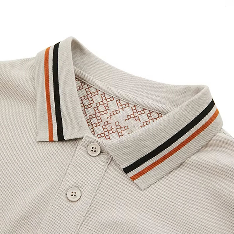 पुरुषों के लिए प्रिंटेड कस्टम लोगो साइज़ फैब्रिक क्विक ड्राई स्ट्राइप्ड शॉर्ट स्लीव पोलो टी-शर्ट्स लेटेस्ट डिज़ाइन