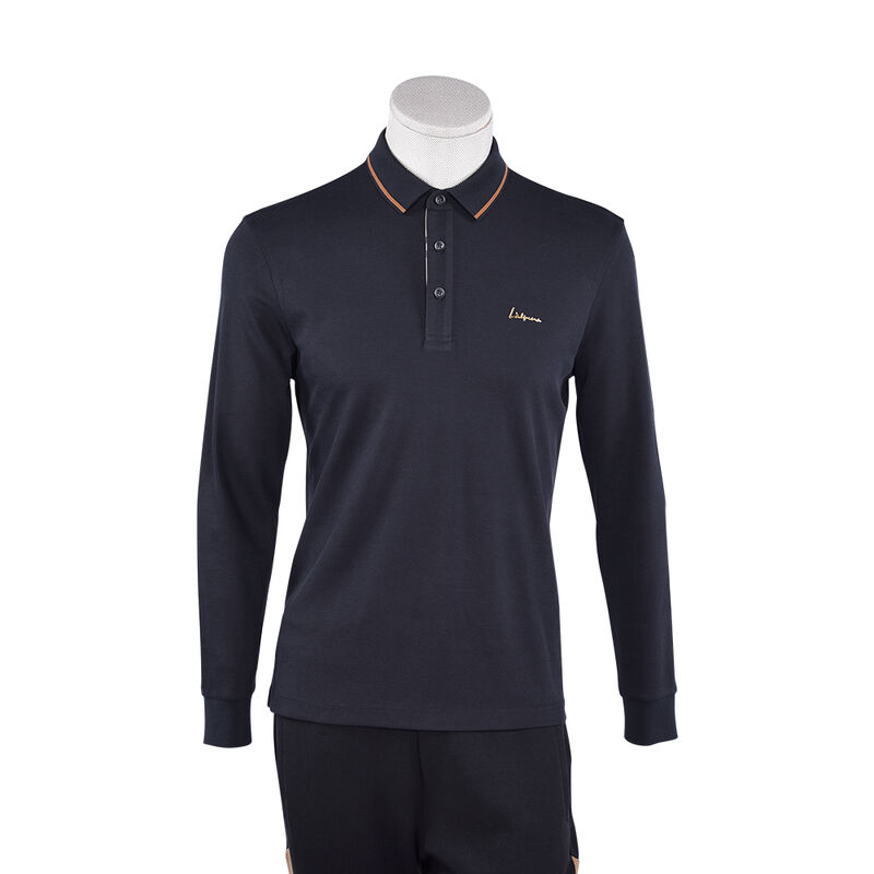 अनुकूलित रंग आकार लोगो सादा एंटी-पिलिंग प्रीमियम डिजाइनर पुरुष पोलो शर्ट बिजनेस बनाया लंबी आस्तीन पोलो शर्ट