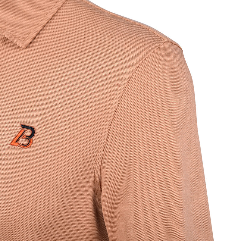 2023 थोक सब्लिमेशन टी-शर्ट पुरुषों का कस्टम लोगो प्रिंटिंग एम्ब्रायडरी लंबी बाजू वाली प्लेन वर्क गोल्फ पोलो शर्ट स्टैंड कॉलर