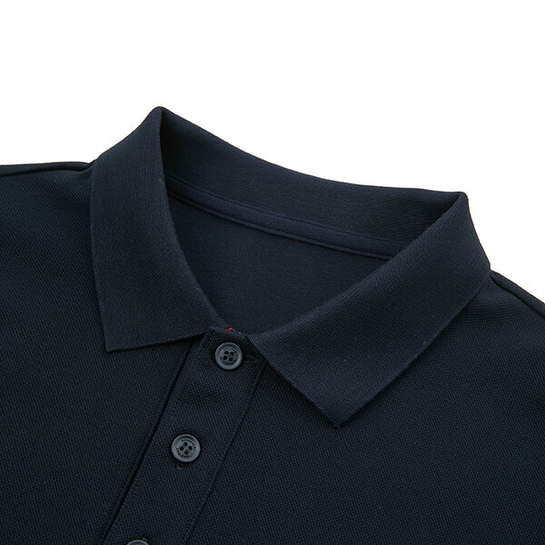 पेशे डिजाइनर पोलो शर्ट पुरुष लंबी आस्तीन विरोधी झुर्रियों उच्च गुणवत्ता वाले पोलो शर्ट काम के लिए कपास सांस सूखी कढ़ाई