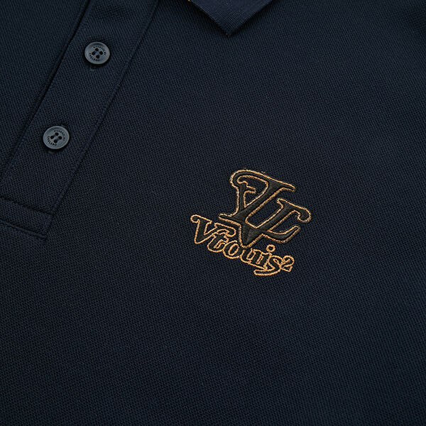 पेशे डिजाइनर पोलो शर्ट पुरुष लंबी आस्तीन विरोधी झुर्रियों उच्च गुणवत्ता वाले पोलो शर्ट काम के लिए कपास सांस सूखी कढ़ाई