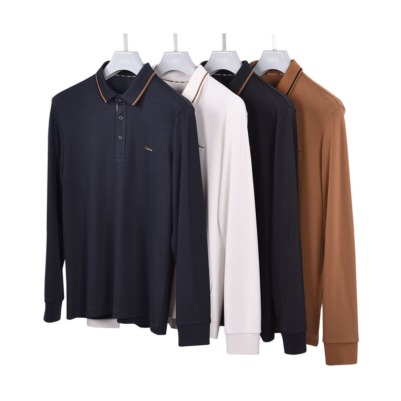 गुड चॉइस सब्लिमेटेड पोलो शर्ट्स फुल स्लीव आरामदायक यूनिक पोलो टी-शर्ट्स होम्स कॉटन