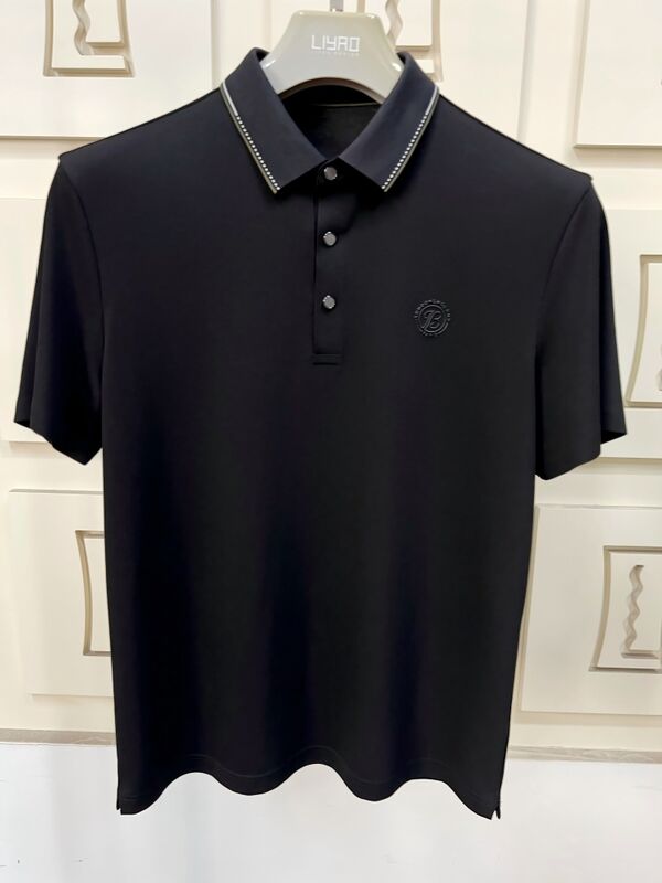 फैशन योग्य उच्च गुणवत्ता कस्टम लोगो रंगीन स्प्रिंग समर प्लस साइज़ शॉर्ट स्लीव पुरुषों की पोलो शर्ट