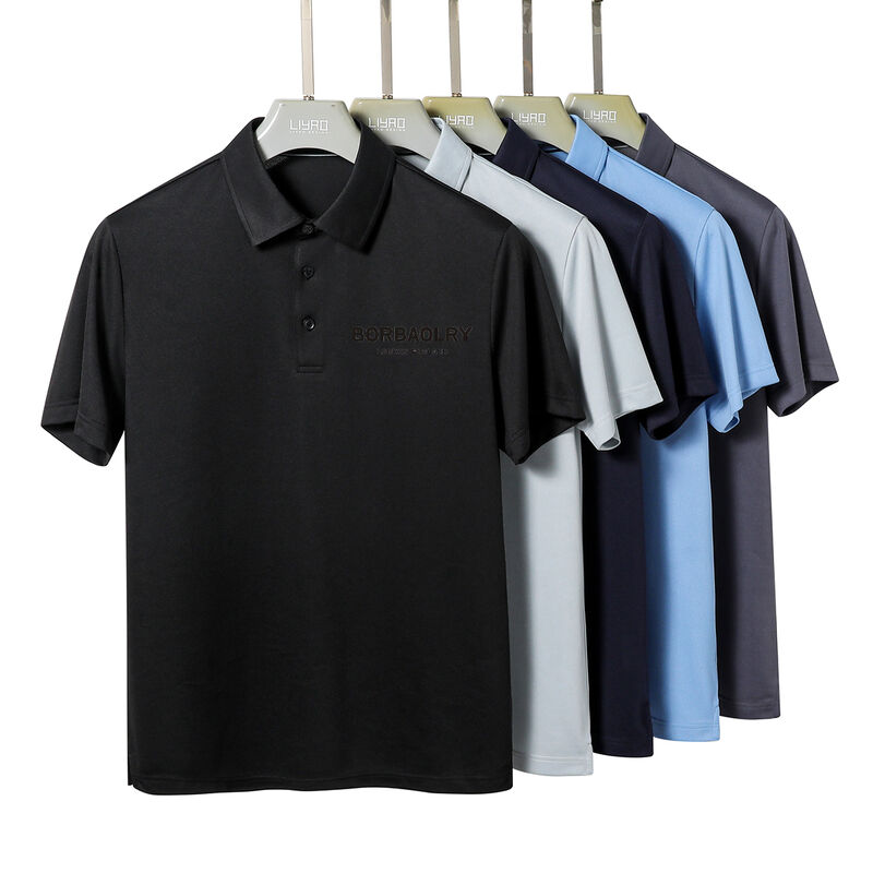 पोलो शर्ट के लिए पुरुषों के यूनिसेक्स आकस्मिक लघु आस्तीन गर्म बिक्री ठोस पैटर्न मुद्रित कस्टम लोगो टी-शर्ट सादे रंग विरोधी-पिलिंग